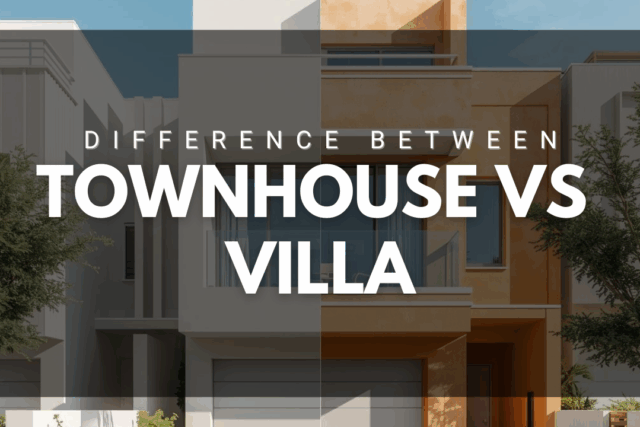 townhouse vs villa